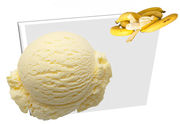 Banana Flavor ice cream